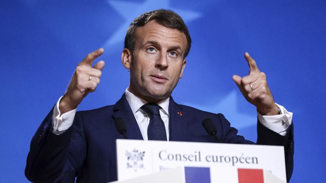 Foto: Presiden Prancis Emmanuel Macron (REUTERS/YVES HERMAN)