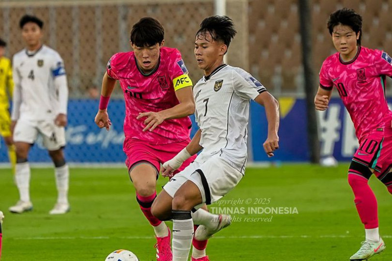 Duel Timnas Indonesia vs Korea Selatan di Piala Asia U-17 2025 (c) Dok. PSSI